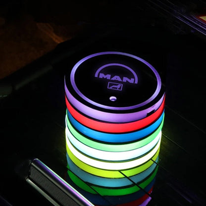 Discos LED de ambiente para interior personalizados multicolor (2 uds.)