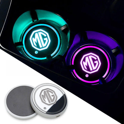 Discos LED de ambiente para interior personalizados multicolor (2 uds.)