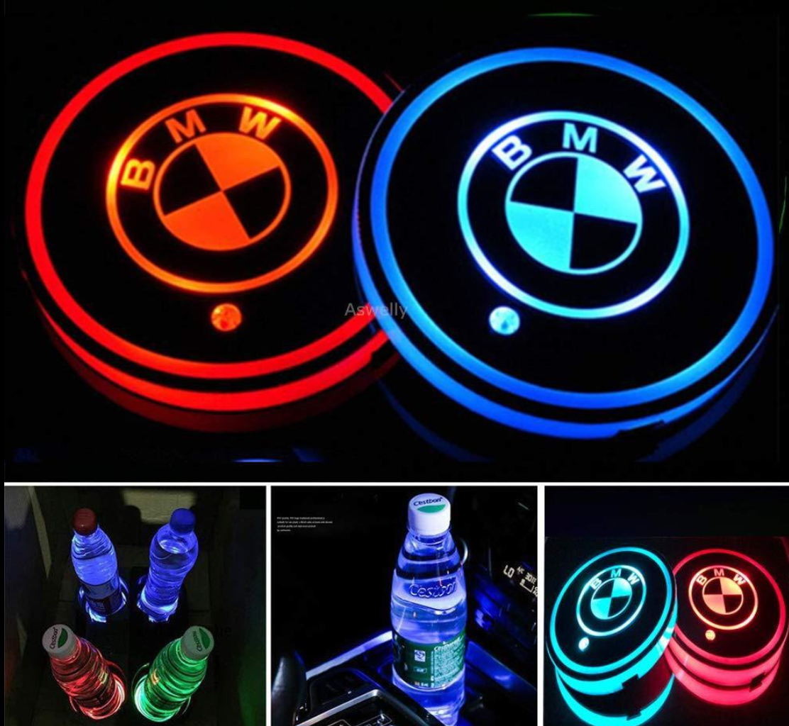 Discos LED de ambiente para interior personalizados multicolor (2 uds.)