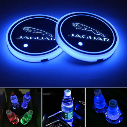 Discos LED de ambiente para interior personalizados multicolor (2 uds.)