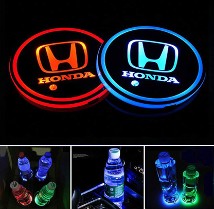 Discos LED de ambiente para interior personalizados multicolor (2 uds.)